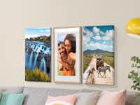 Pixum Wandbilder gestalten Fotoleinwand, Foto hinter Acrylglas und Bild im Rahmen mit Safari Motiven