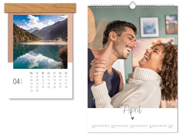 Wandkalender ontwerpen met designs