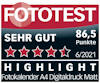 FOTOTEST 06/2021 Testergebnis: Sehr gut