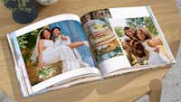 Fotolibro Pixum Fotolibro Pixum in formato verticale con foto di matrimonio