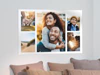 Fotoposter als collage Fotoposter met een collage van foto's van een stelletje